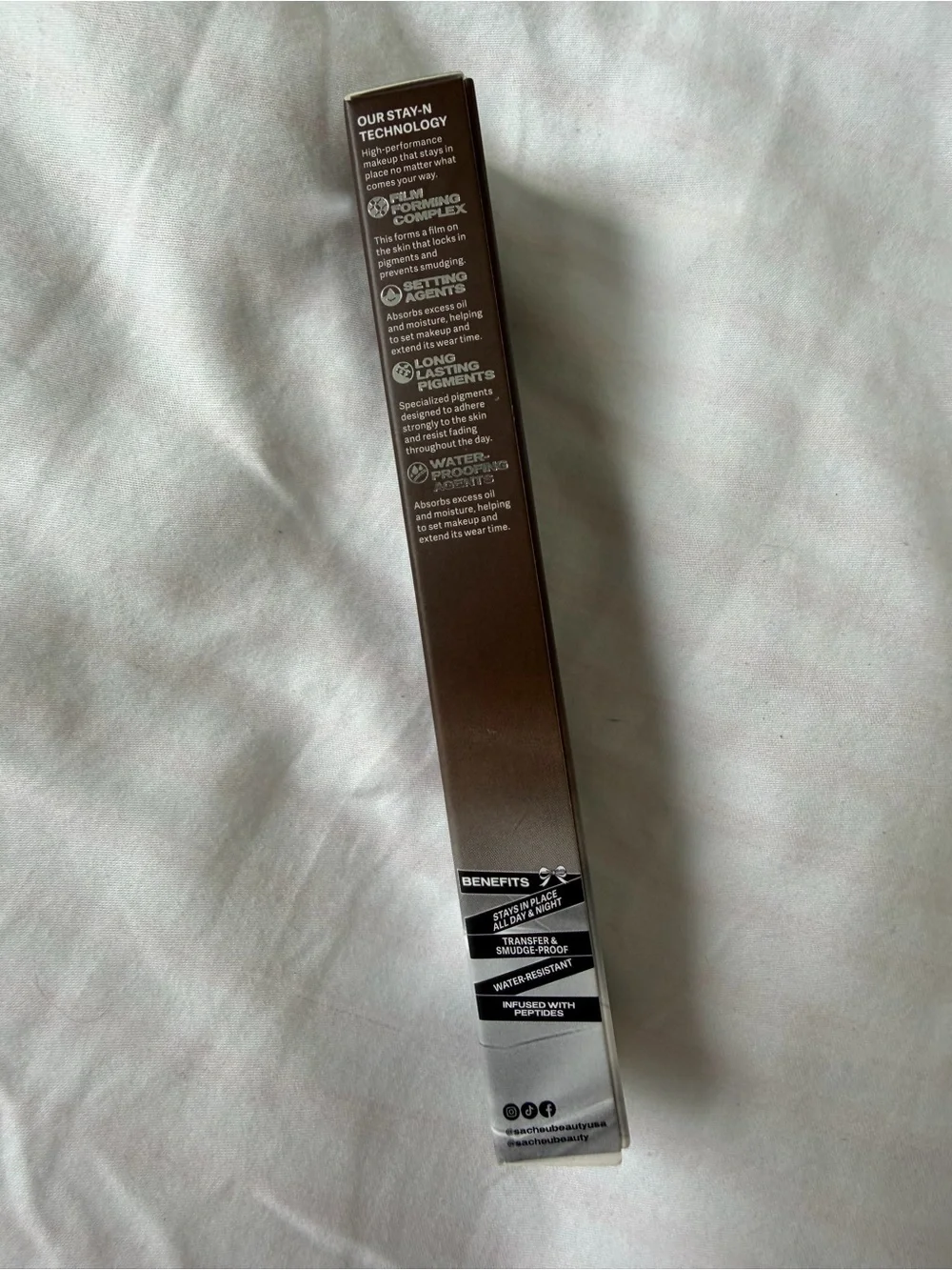 Sacheu Eyeliner Stay-N Long-Wear Liquid Eyeliner - Brown